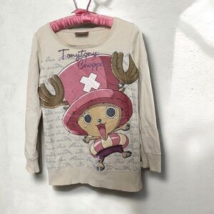 Balenos 2000s Tony Tony Chopper Crew Neck Anime Grail Y2K collectors S